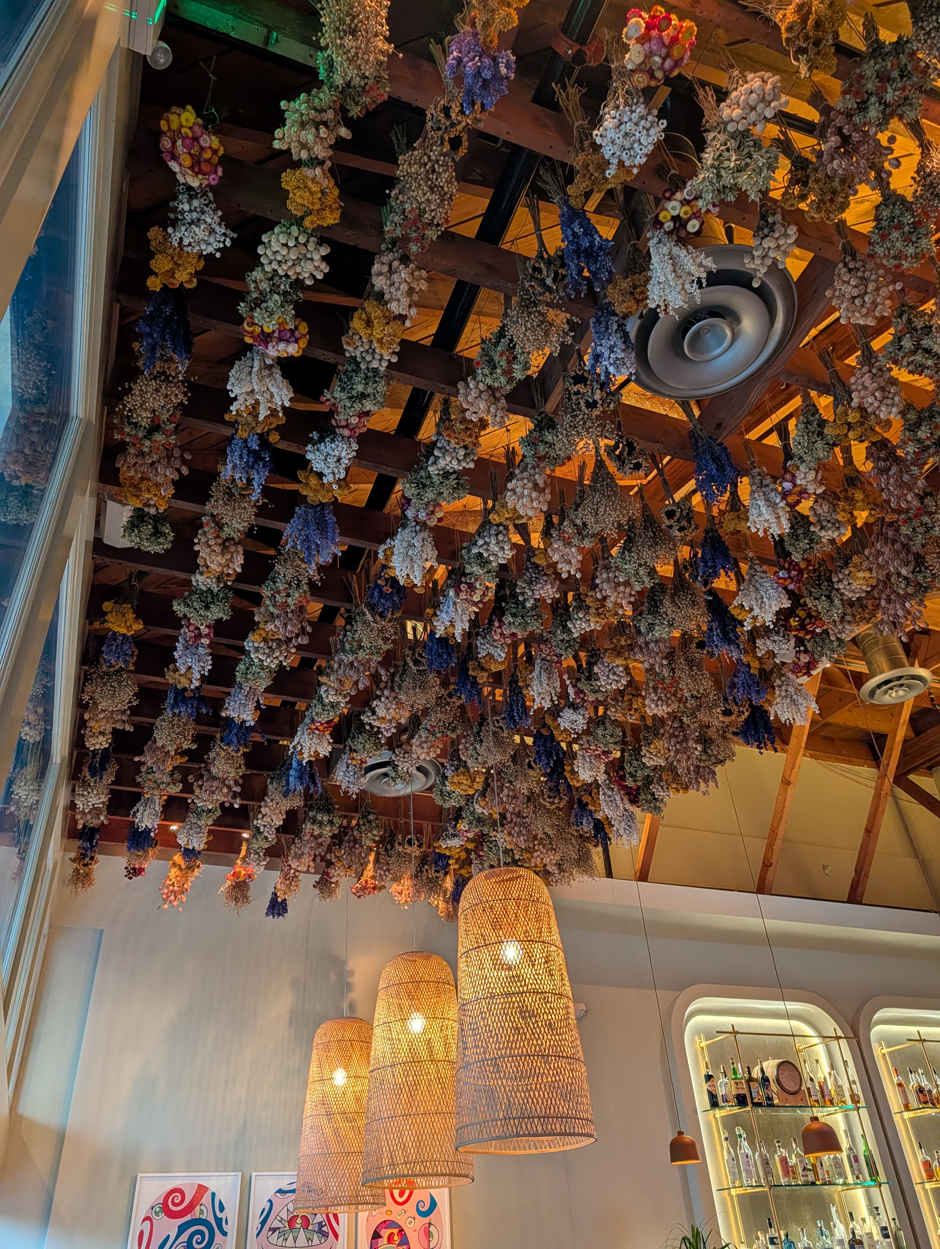 Ceiling at Ethel's Fancy